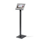 Tabdoq Tablet Floor Stand Compatible with Apple iPads for iPad 10.2-inch, in black, front view