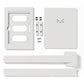 Tabdoq Tablet Floor Stand Compatible with Samsung Tablets for iPad 10th generation 10.9-inch and iPad 11th generation A16 11-inch, in white