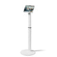 Tabdoq Lite Adjustable Tablet Floor Stand Tablet universal in white, front view