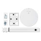 Tabdoq Lite Tablet Floor Stand Compatible with Samsung Tablets for iPad 10th generation 10.9-inch and iPad 11th generation A16 11-inch, in white