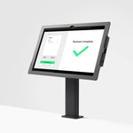 Tabdoq Lite Tablet Clamp Mount Compatible with Samsung Tablets for Samsung Galaxy TAB A9 and TAB A11, in black, front view