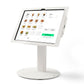 Tabdoq Lite Tablet Counter Stand Compatible with Apple iPads for iPad 10th generation 10.9-inch and iPad 11th generation A16 11-inch, in white, front view