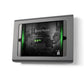 Tabdoq Tablet Wall Mount Compatible with Apple iPads for iPad 10.2-inch, in black, front view