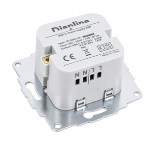 Displine 20W USB-C Built-in Wall Charger for Tablets and iPads