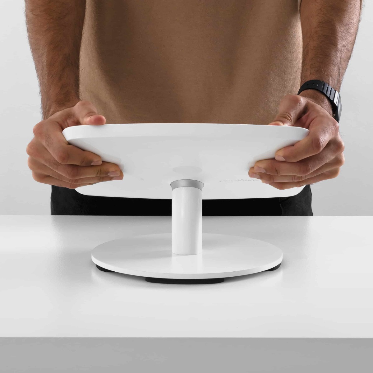 Bouncepad Counter secure free standing tablet kiosk