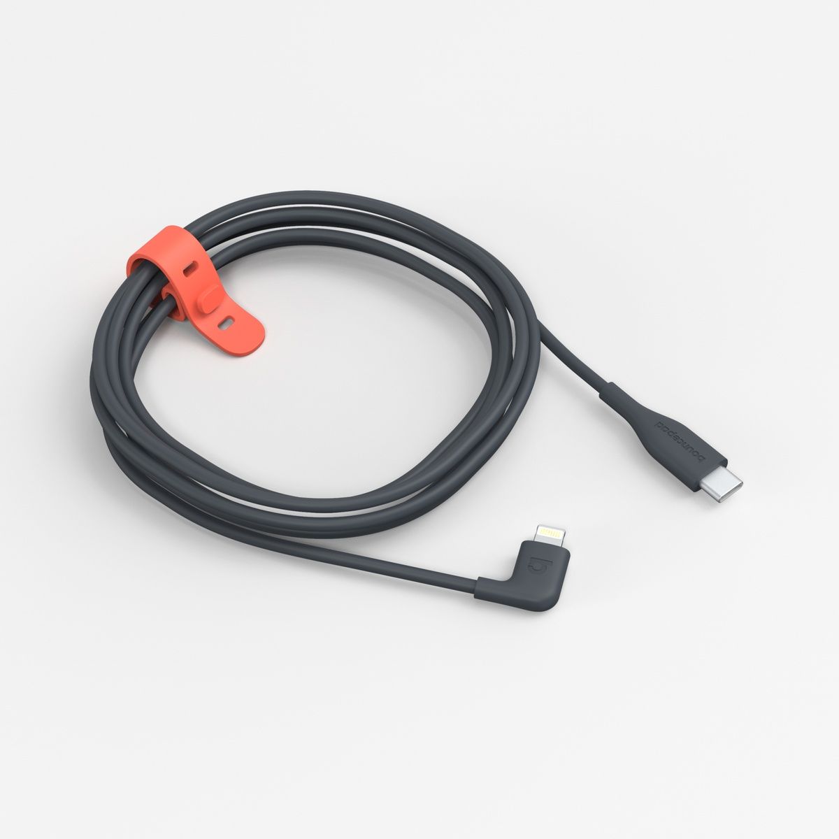 Bouncepad Premium 2 Meter MFi Lightning to USB-C cable