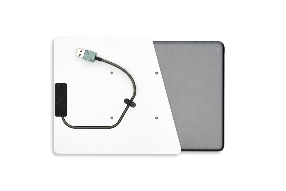 Displine Dame Wall Home for iPad Air 4 10.9/Pro 11 of iPad 10.2" White Powder