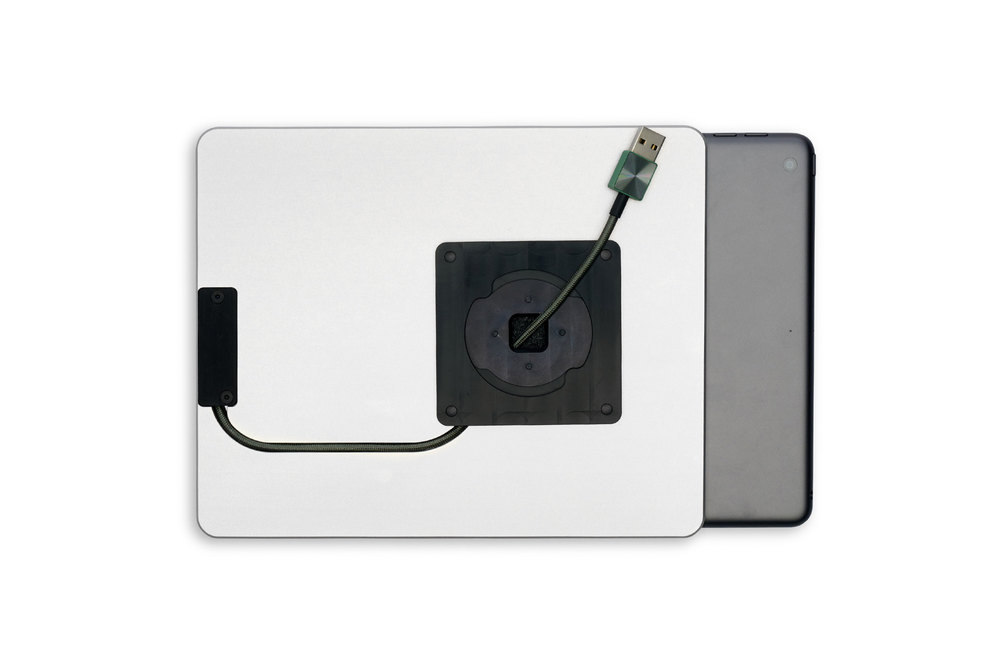 Displine Dame Wall Home for iPad 10.2" White Powder Coated