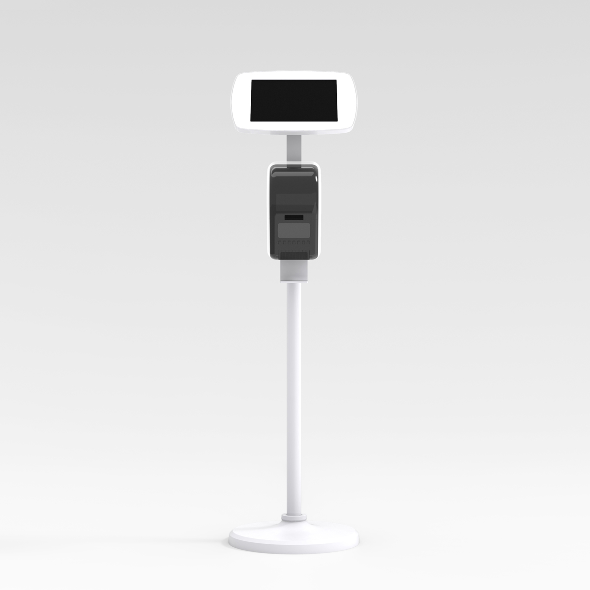 Bouncepad Floorstanding | tablet/iPad stand  with Brother Printer Mount