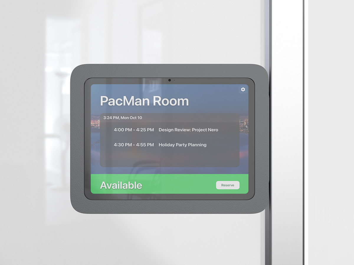 Heckler Room Scheduler Mount: Side Mount for iPad 10