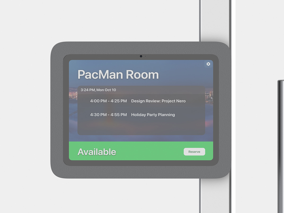 Heckler Room Scheduler Mount: Front Mount for iPad 10