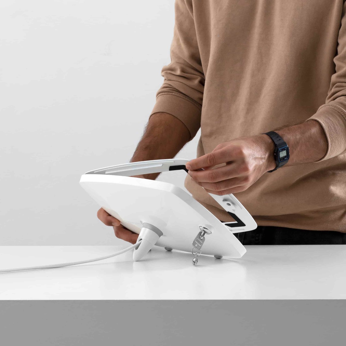 Bouncepad Lounge tablet and iPad enclosure