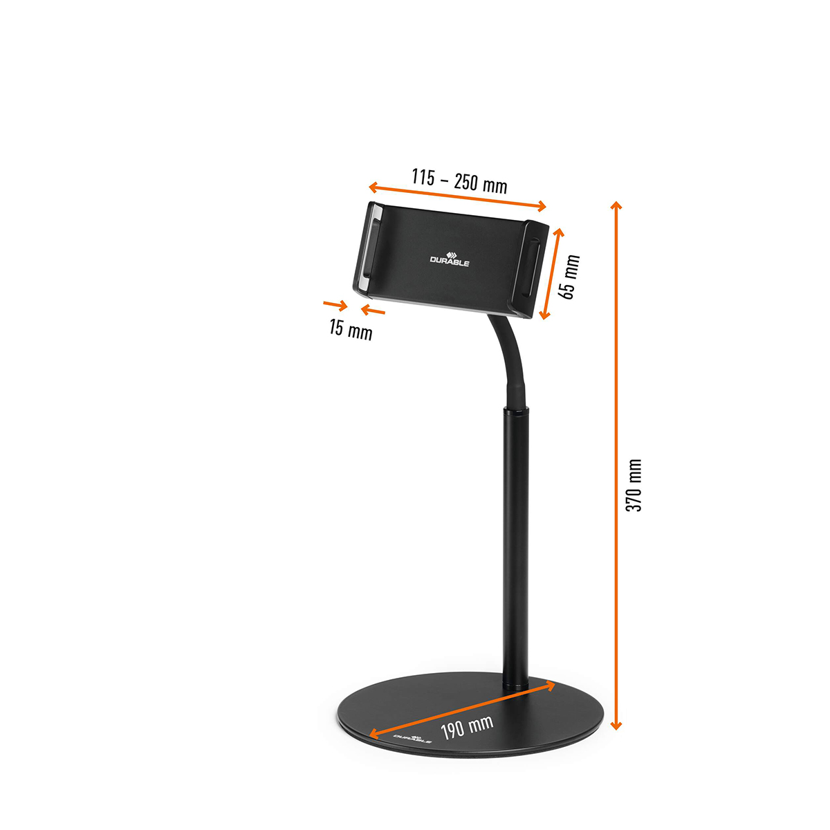 Flexible Table Stand for Tablets with Gooseneck Arm