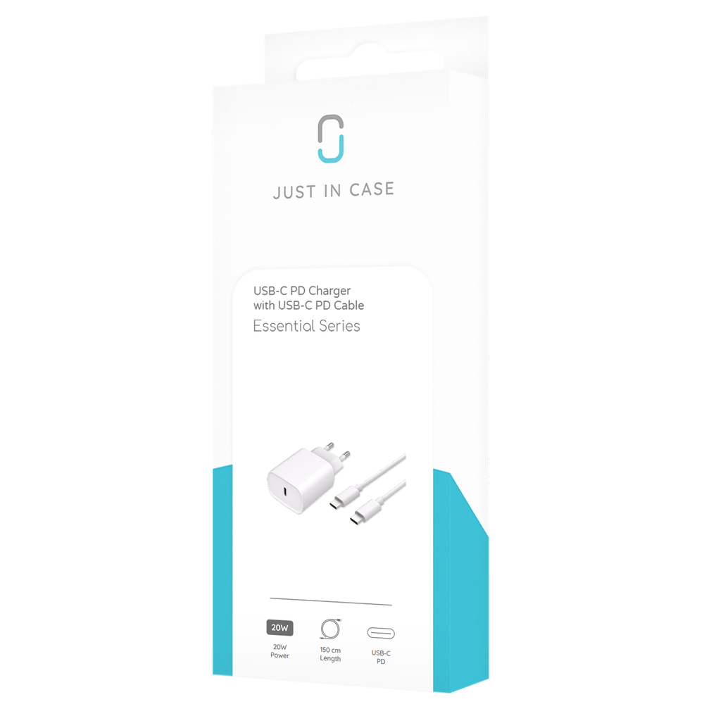 USB-C Charger for Apple and Samsung tablets - 20W