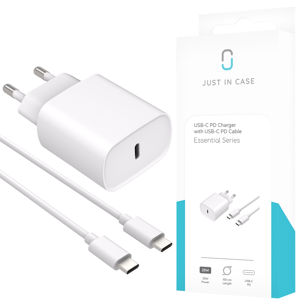USB-C Charger for Apple and Samsung tablets - 20W