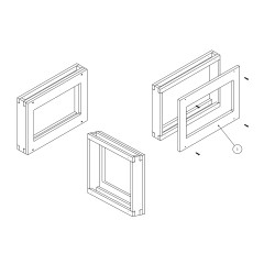 Moisture-Resistant MDF Box 374 x 269 for Wall-Smart Mounts